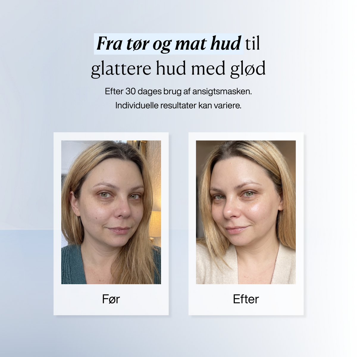 Fugtgivende Kollagenmaske