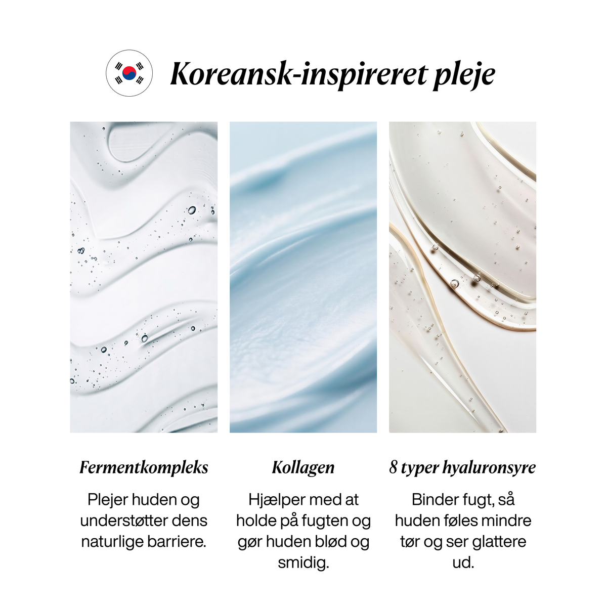 Fugtgivende Kollagenmaske